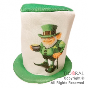 SOMBRERO GALERA SAN PATRICIO CON DUENDE x 1